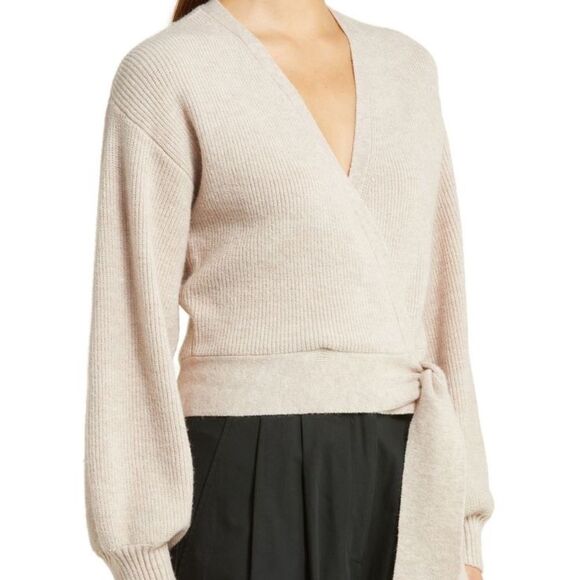 WAYF‎ Sterling Wrap Sweater Size XS - Picture 7 of 7